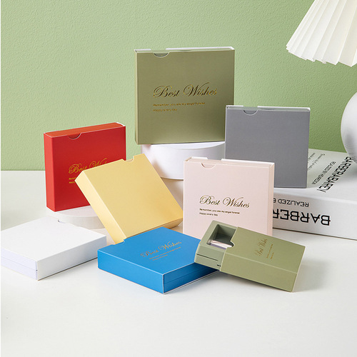 Jewelry suspended box paper cover anti-scratch shell packaging dustproof cardboard factory original design wholesale can print logo