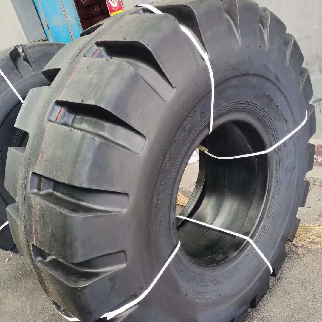 17.5-25 23.5-25L5花纹半实心 装载机铲车轮胎花纹深三包质量现货