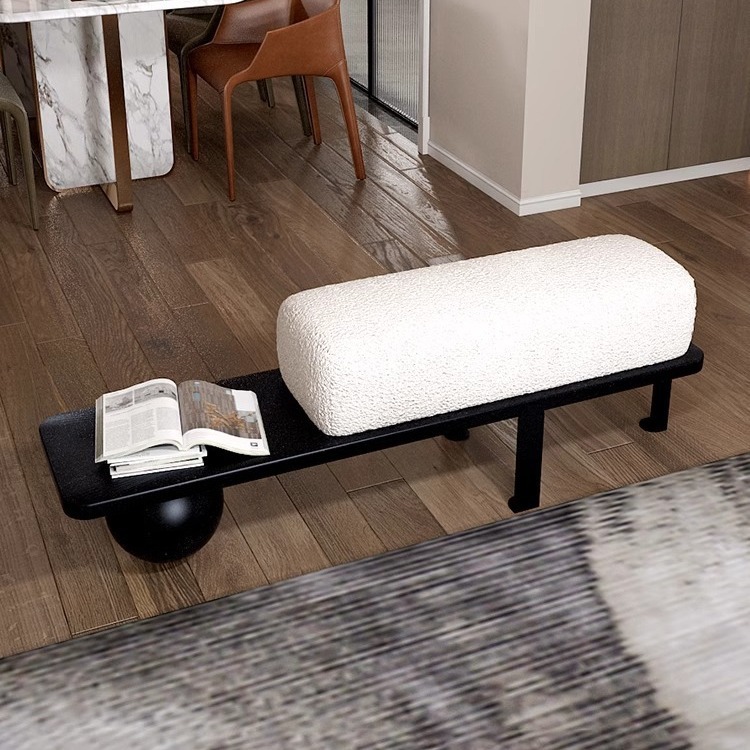 Nordic Shoe Bench Seat Bench Creative Household Sofa Bench Bed End Bench Try-on Room Bench Shoe Bench at the Doorway 