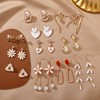 Fashionable silver needle, universal retro earrings from pearl with tassels, silver 925 sample, wholesale