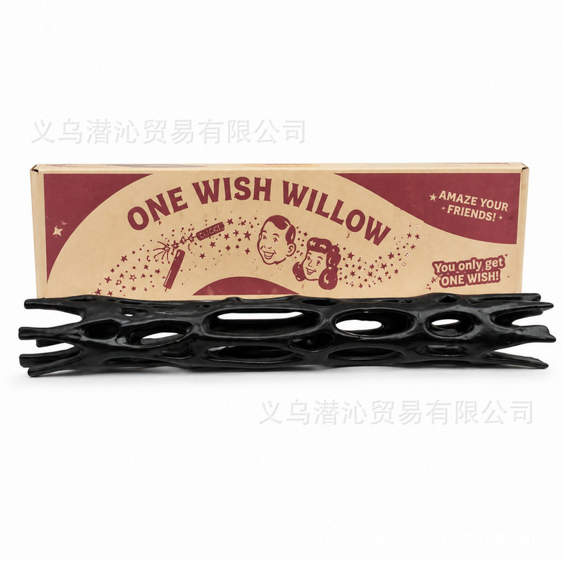 Cross-Border Hot-Selling Item: Obsession-Style Black Willow Wish Stick, 3D Printed, Foldable Prop Cross-Border Hot-Selling Item: Obsession-Style Black Willow Wish Stick, 3D Printed, Foldable Prop