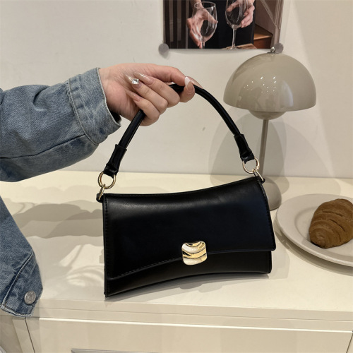 Fashionable and Versatile Women's Bag 2025 New Trendy High-Quality Retro Small Shoulder Handbag Square Crossbody Bag
