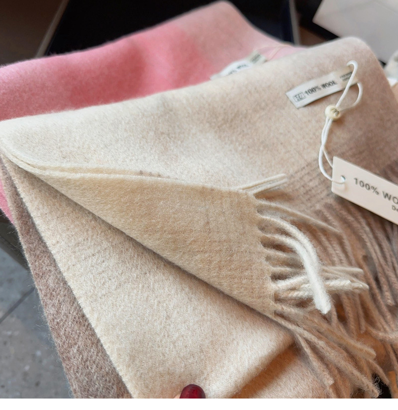 Wool100 % High-End-Schal aus reiner Wolle, doppelter Verwendungszweck, langer Schal, Damen-Herbst- und Winter-Reise, warmer Halsschutz, Halstuch_voghion.com