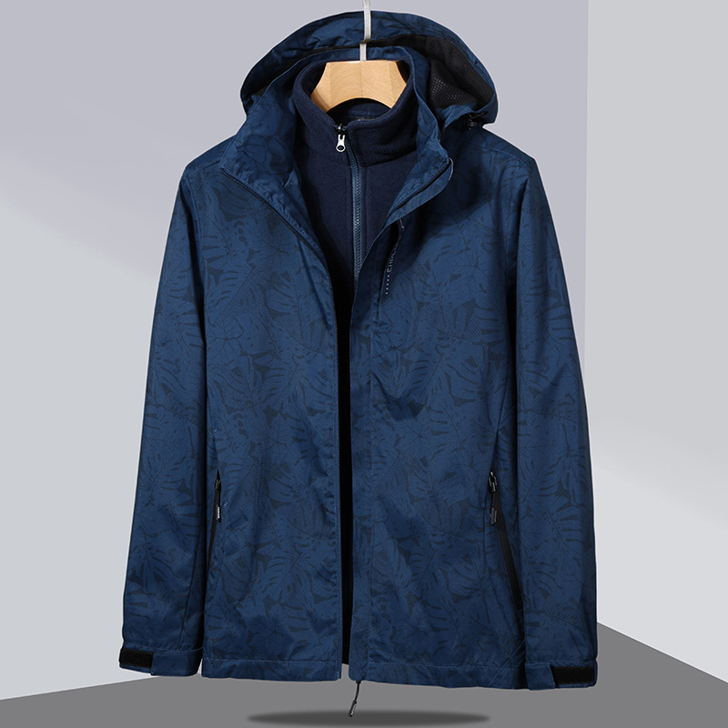 Invierno pareja 3 - en - 1 desmontable de terciopelo surfsuit suelto engrosado terciopelo al aire libre montaña dos piezas conjunto