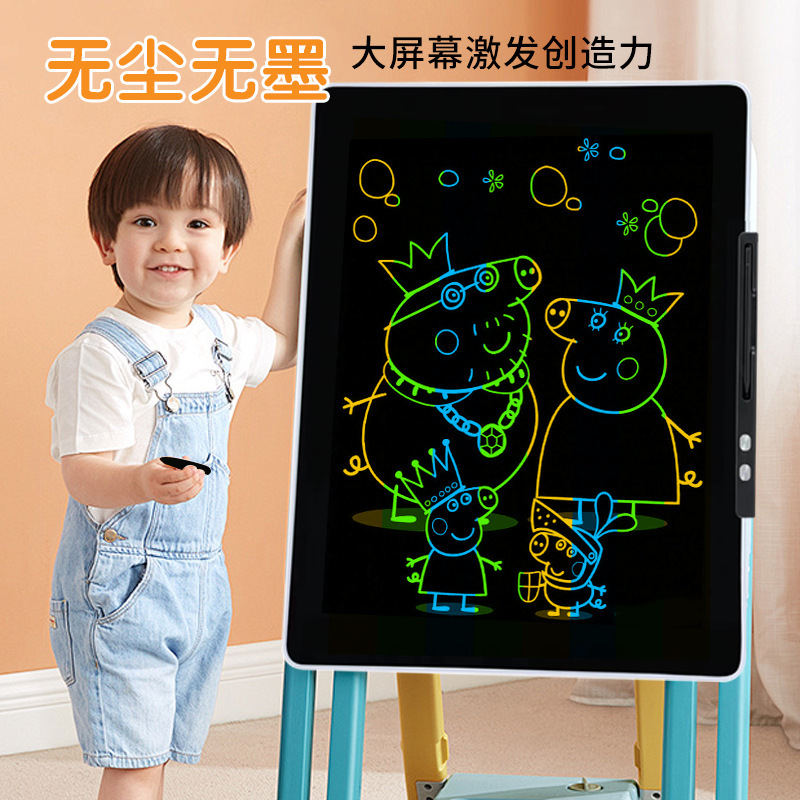 Rechargeable 24inch Large Size Lcd Handwriting Board Graffiti Painting Drawing Board Children's Home Erasable Blackboard Writing Board