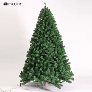 工厂直销跨境PVC+PET环保阻燃圣诞树圣诞节家用酒店氛围装饰树
