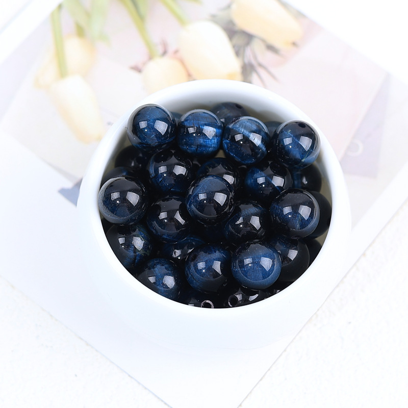 Fine ink blue tiger eye stone