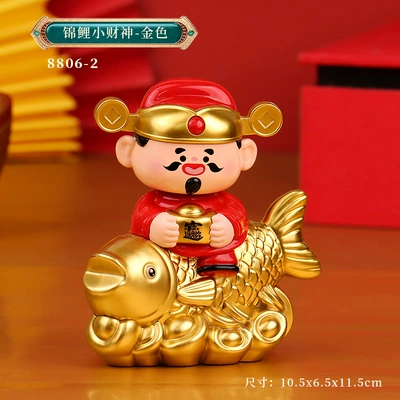 Car Use, Fortune-Attracting Cat — Car ornaments - golden-koi-god-of-wealth