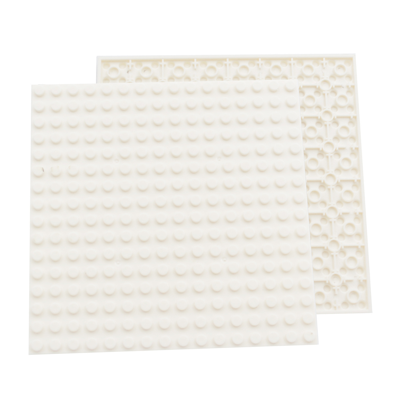Placa inferior de bloques de construcción de partículas pequeñas de doble cara de bricolaje 32x32 puntos para construir un piso universal de 16*16 orificios 91405 base