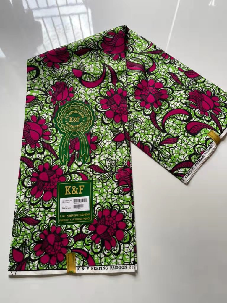 Customized African batik imitation wax p...