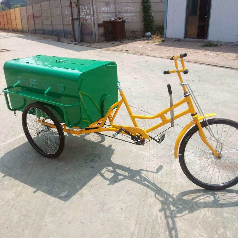 Steading sanitation garbage truck manufacturers dump three -wheeled compartment outdoor cleaning tricycle processing customization