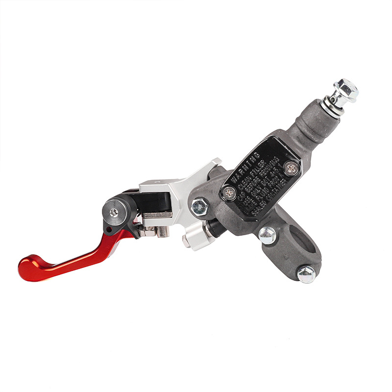 Bomba de embrague hidráulico izquierda de alta asignación con mango rojo antideslizante