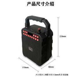 雅立信手提音响广场舞音响蓝牙音箱户外便携式家用唱歌K歌播放器