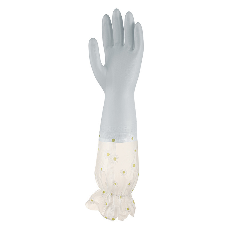 Long Waterproof Washing-up Gloves For Kitchen And Laundry Use_voghion.com