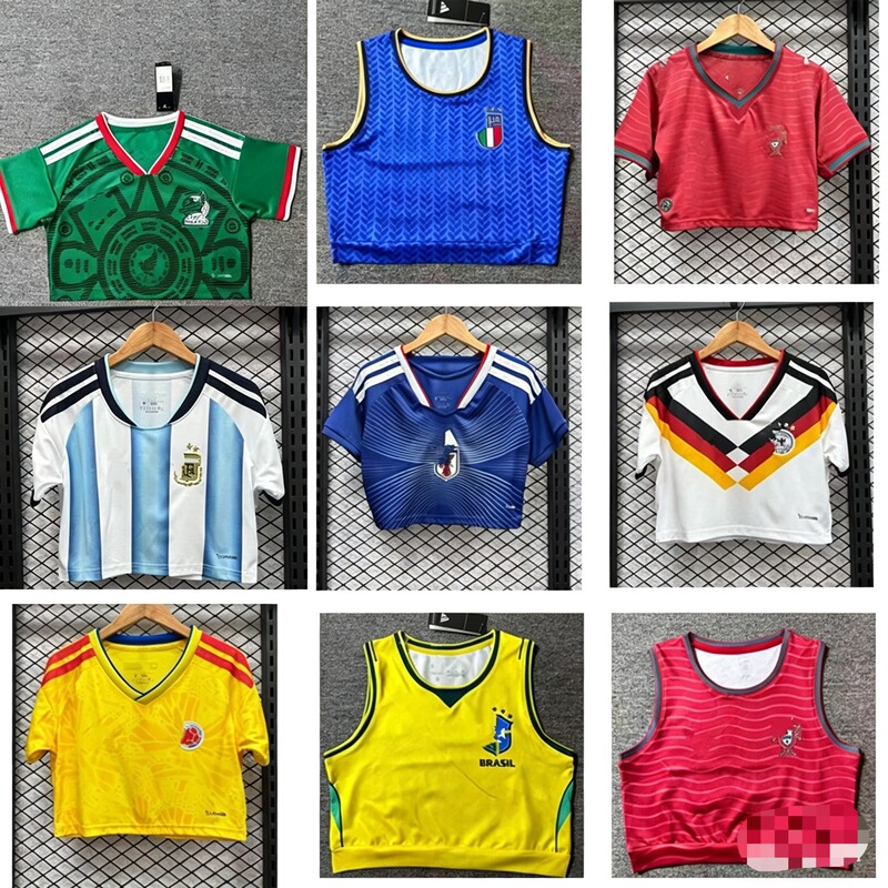 2026 USA-Canada-Mexico World Cup Soccer Jersey Cheerleader Women's Sports Vest for Argentina, Brazil, and Mexico Fans 2026 USA-Canada-Mexico World Cup Soccer Jersey Cheerleader Women's Sports Vest for Argentina, Brazil, and Mexico Fans