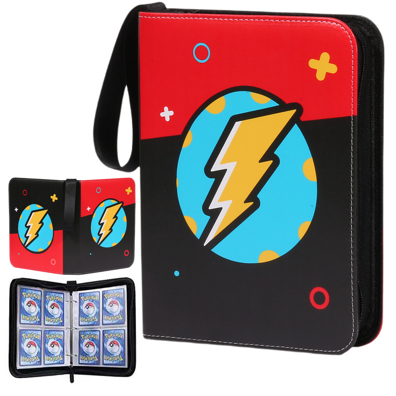 FUENTE fabricante en stock suministro baokemeng juego tarjeta colección libro Magic Baby Tarjeta de cremallera libro de almacenamiento