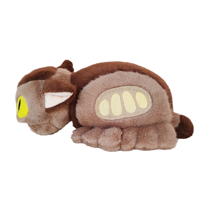 Dibujos animados lindo Totoro muñeca de peluche de juguete gato autobús niños muñeca garra máquina muñeca regalo de cumpleaños al por mayor