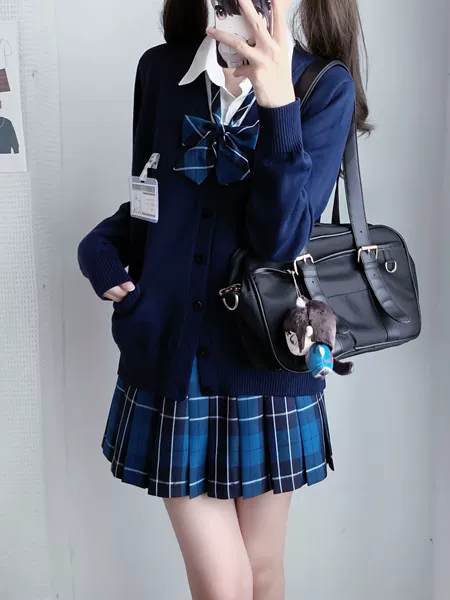 Big blue grid + bow tie