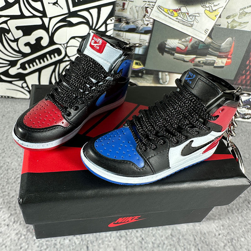 59. random red and blue mandarin duck + box