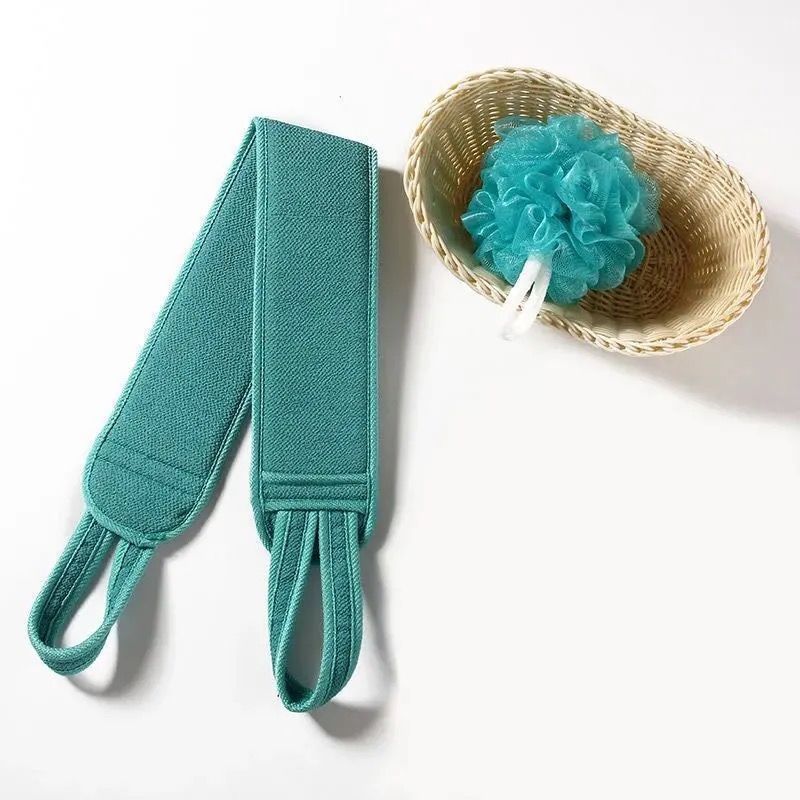 Doble cara tira de espalda toallas de espalda de toallas de espalda de toallas de baño de arena gruesa set de bola de flores de baño de toallas de toallas de baño de toallas de toallas de