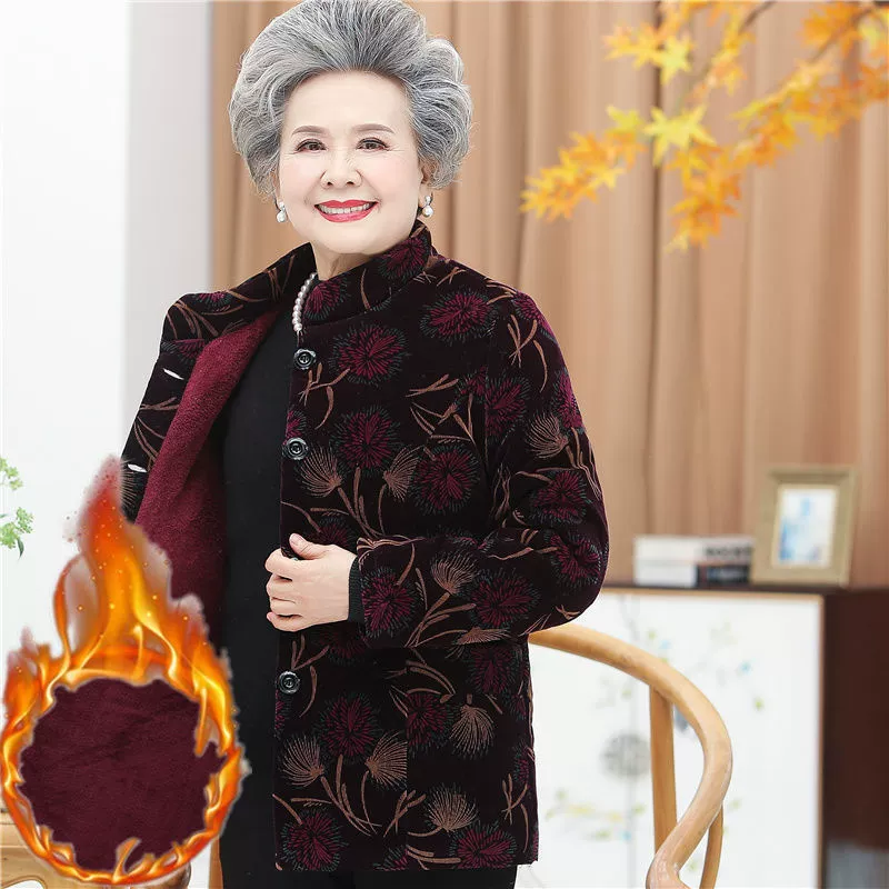Костюм из вельветовой подкладки куртка-пальто для пожилых, утепленный хлопковый наполнитель, размеры XL–5XL, куртка или куртка+штаны