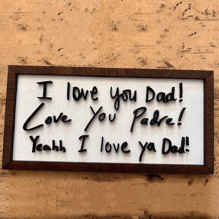 Etsy Popular Handwritten Custom Ornaments Photo Frame Decoration Commemorative Father's Day and Mother's Day Gift One Piece Customized Etsy Popular Handwritten Custom Ornaments Photo Frame Decoration Commemorative Father's Day and Mother's Day Gift One Piece Customized