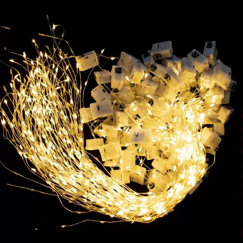 发光鲜花束串灯LED小彩灯灯串蛋糕装饰闪灯灯笼电子灯芯卧室超亮