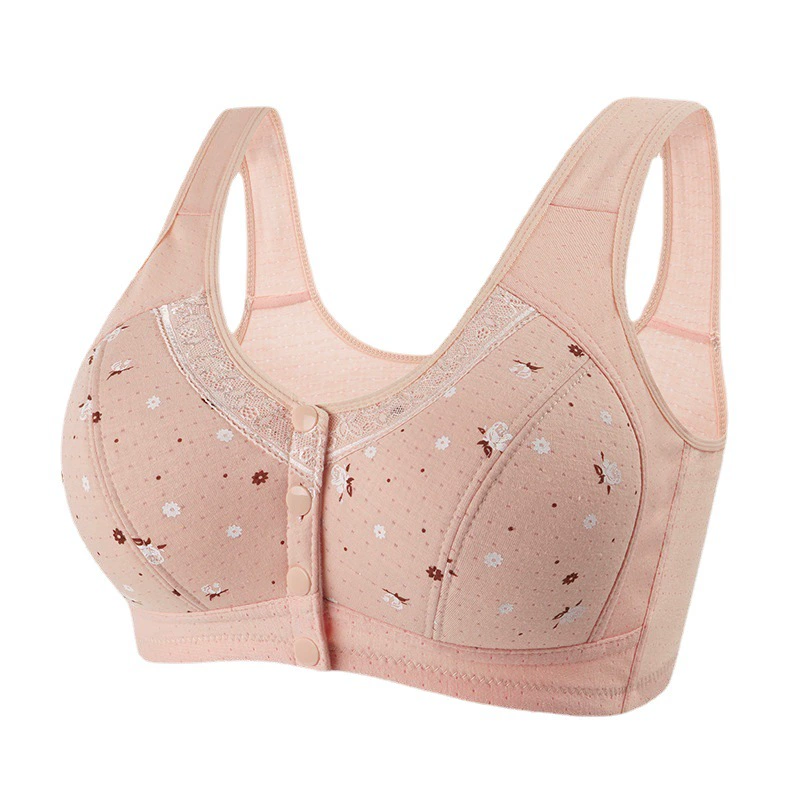Wireless bra, tank top, comfortable underwear, sponge bra top, for middle age, plus size