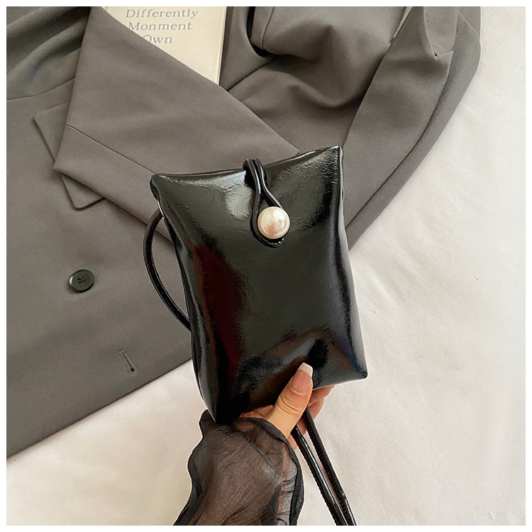 Super nicho mini bolso de teléfono móvil para mujeres 2026 nuevo estilo de verano estilo extranjero color sólido bolso de hombro