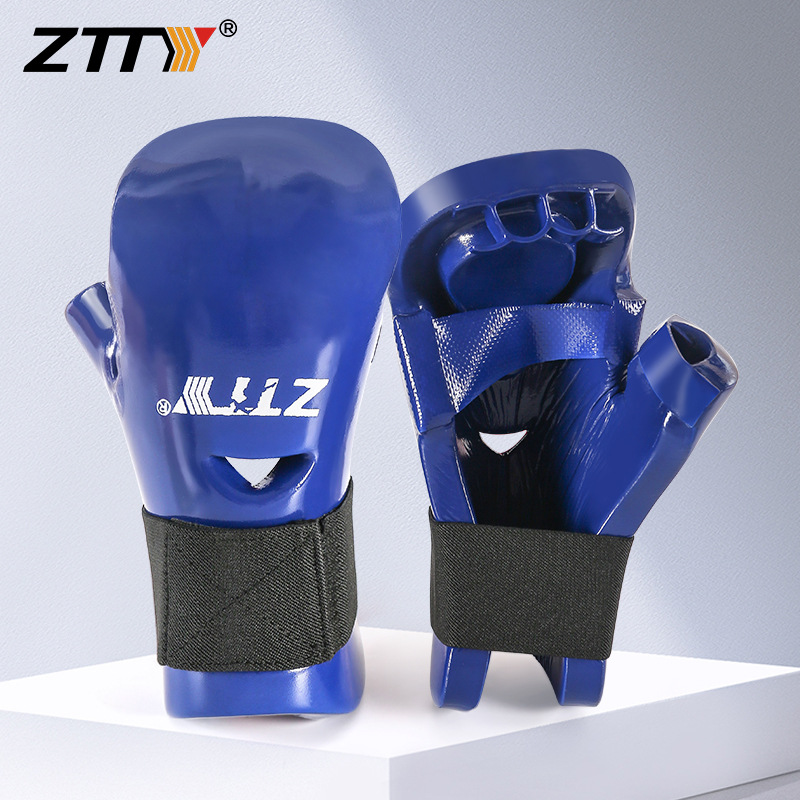 ZTTY Taekwondo Guantes NBR Competencia de entrenamiento para adultos Boxeo Sanda Guantes Protección para niños Protección