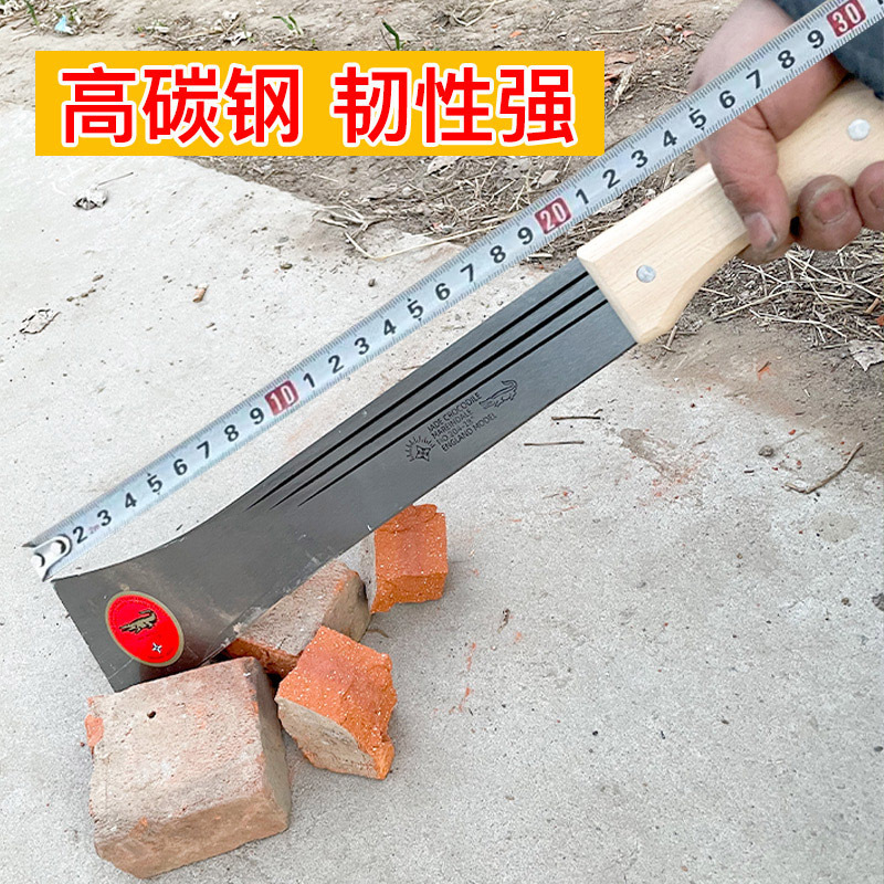 Cuchillo de caña de azúcar exportado a África, acero al manganeso nigeriano, cuchillo de corte de madera engrosado, cuchillo de corte de árboles, cuchillo de carretera de pesca al aire libre, alargado