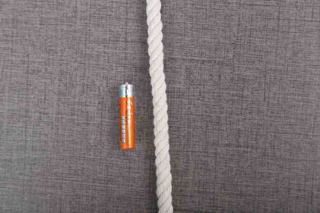 Cuerda de algodón de 1-10mm al por mayor de tres hilos de cuerda de algodón cuerda de tapiz decorativa tejida a mano de DIY cuerda de hilo zongzi