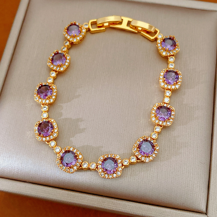 Medieval vintage de oro real, pulsera de hebilla cuadrada redonda, pulsera de lujo ligera, joyas de mano exquisitas