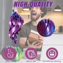 跨境爆款Slime Ball Fidget Toy3D打印减压变形球TK热卖减压玩具3
