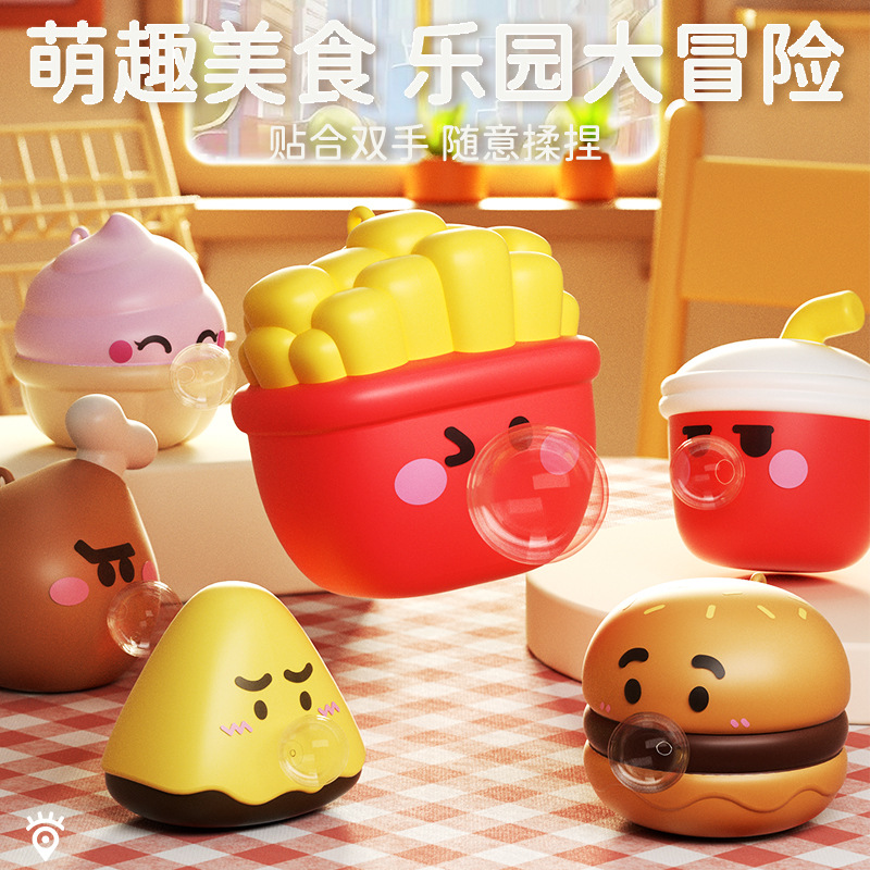 Nuevo compresión espuma espuma espuma pellizco creativo gourmet hamburguesas juguetes de descompresión estudiantes niños muñecas de descompresión regalo