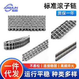 04B-72B系列单双三排工业传动输送精密滚子链条
