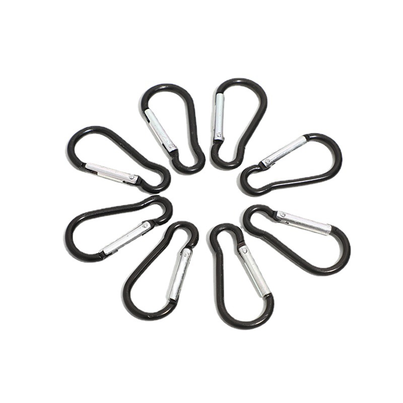 Wholesale Colorful Gourd Shaped Silicone Set Mountaineering Buckle Aviation Aluminum Alloy Buckle Outdoor Rock Climbing Mountaineering Water Bottle Buckle