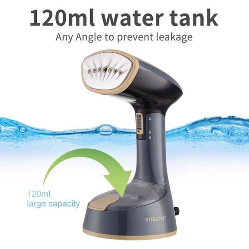 Cross-border foreign trade SOKANY3065 household ironing and brushing handheld hanging iron, foldable ironing clothes ironing and brushing order