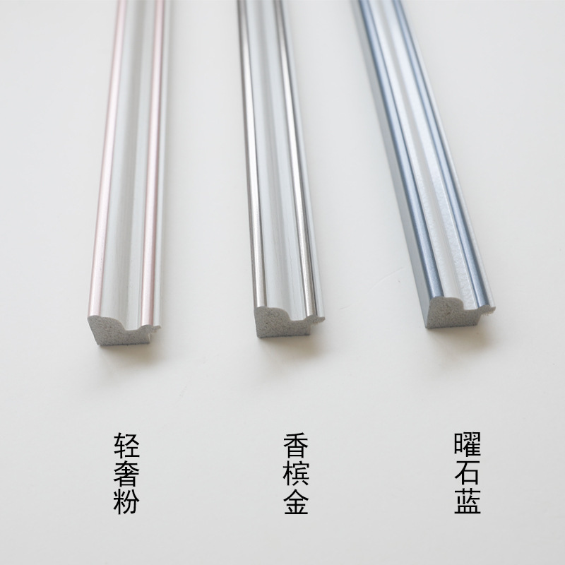 Polymer resin European style retro decorative oil painting frame photo studio photo wall frame strip PS foam photo frame line