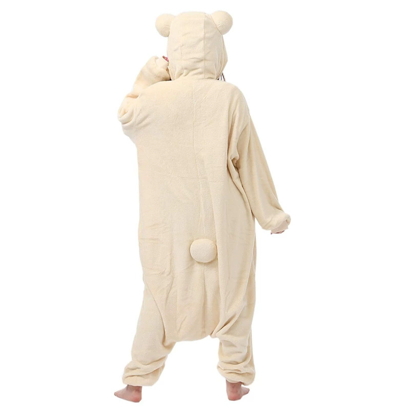 [Японская оригинальная версия Rilakkuma Kigurumi взрослый комбинезон пижама Мишка-падер]
