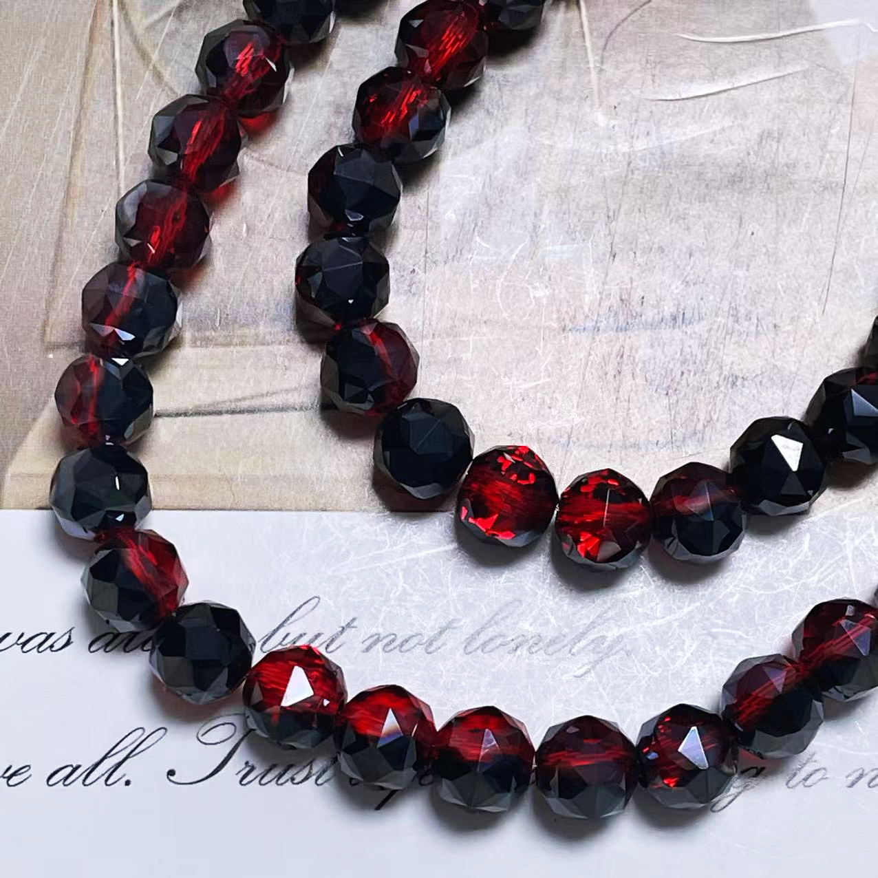 Bola de flores de 8mm Jingjing K9 cuentas sueltas de cristal 64 superficies cortadas con cuentas Accesorios de joyería hechos a mano de bricolaje Pulsera Collar lote suelto image 7