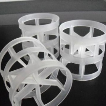 北京脱硫塔喷淋PP鲍尔环填料型号25 38 50废气污水净化鲍尔环填料