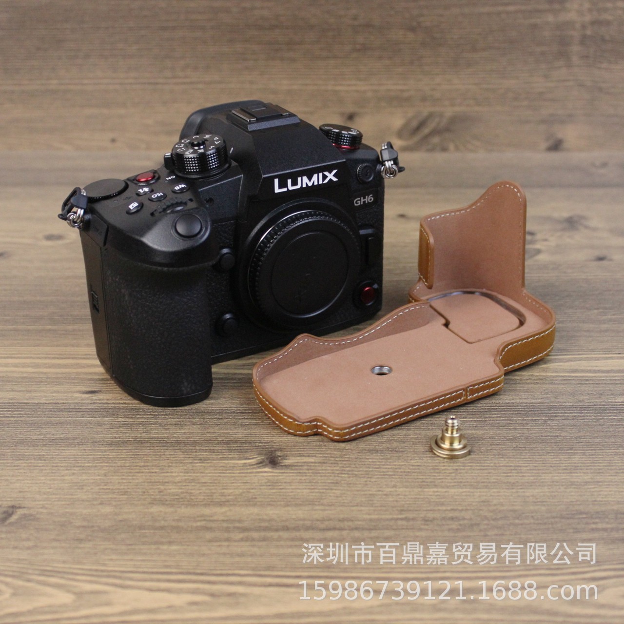 Compatible case, leather equipment bag, handheld camera bag, cowhide