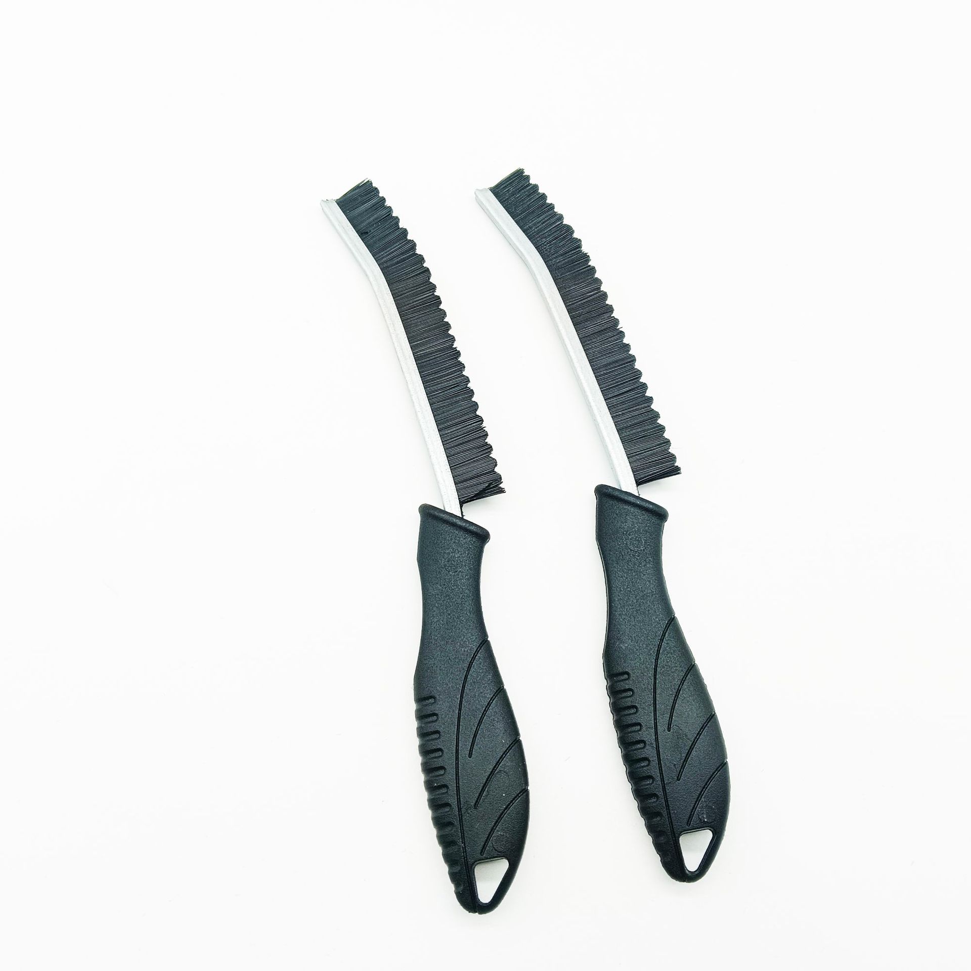 Cepillo dentado de mango de hoja negro