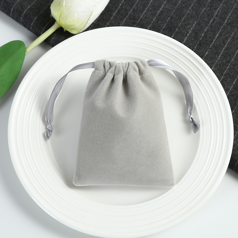 7g Weight Jewelry Packaging Bags Classification 1 Piece Quantity Daily Occasion Solid Color Pattern Simple Style Style 1 Piece Cloth Simple Style Daily Solid Color Jewelry Packaging Bags 11
