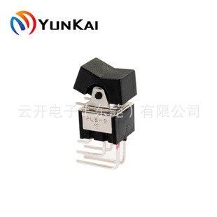 RLS-212-A4 Side Curved Foot Two-speed Three-speed Rocker Switch Toggle Switch Rocker Switch BoAt Switch