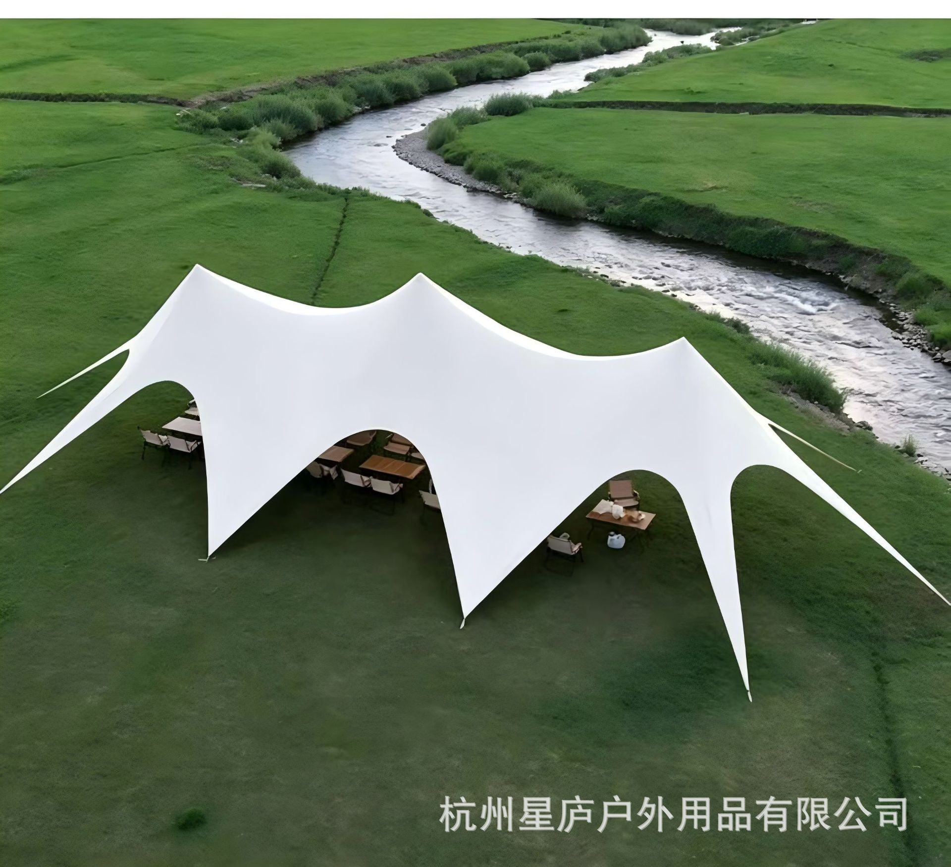 Hump Canopy Outdoor Camping Tent Oversized Camp Wanchong Mountain Sunscreen Rainproof Single Peaks Double Peaks Three Peaks Awning