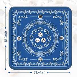 简约风麻将桌硅藻泥桌垫跨境掼蛋垫方形桌布垫家用易打理垫子代发