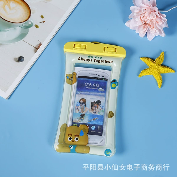 Yellow, with little bears