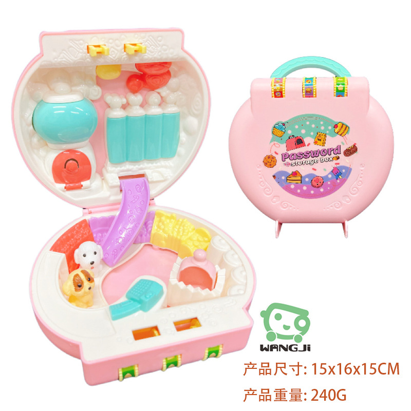 Peppa Pig amarillo de doble cara Casa de doble capa Villa Peppa Familia cuatro niñas Princesa niños juegan juguetes de la casa